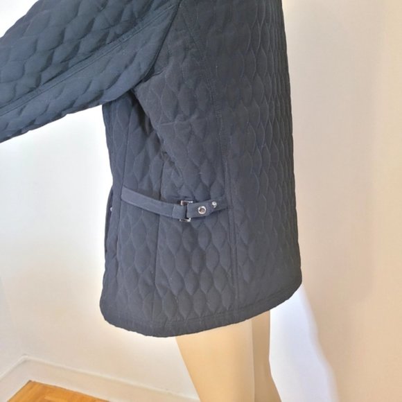 Vintage Lady Hathaway Faux Fur Detachable Gilet Coat - Size M - Picture 11 of 12